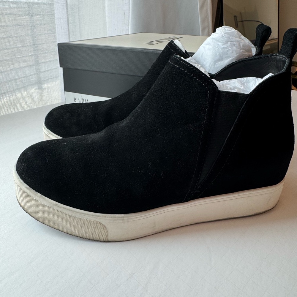J/Slides High Top Suede Sneakers –